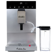 Machine à café automatique Digitale Cappuccino 19 bars Silver avec réservoir à lait