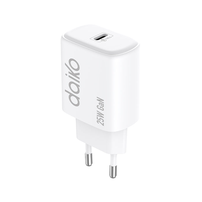 Fast charger Blanc USB C 25W