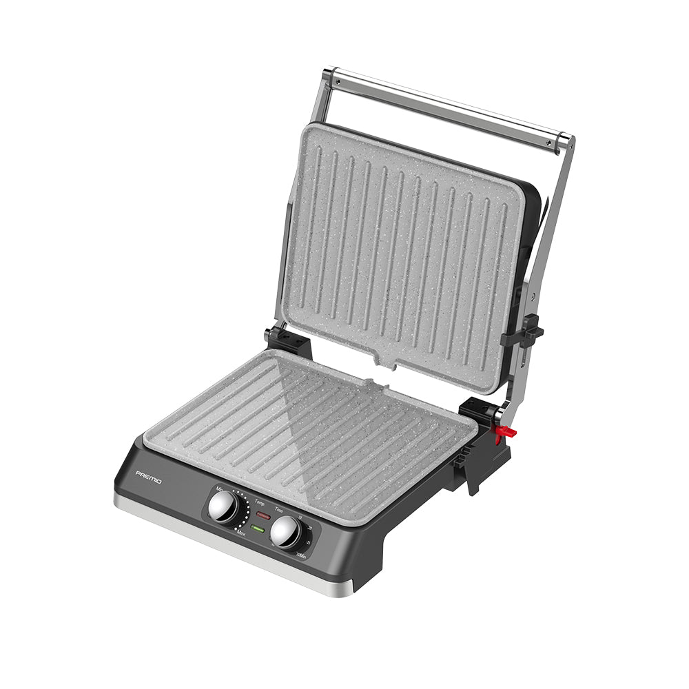 Grill Panini 2 en 1 Inox 2200W