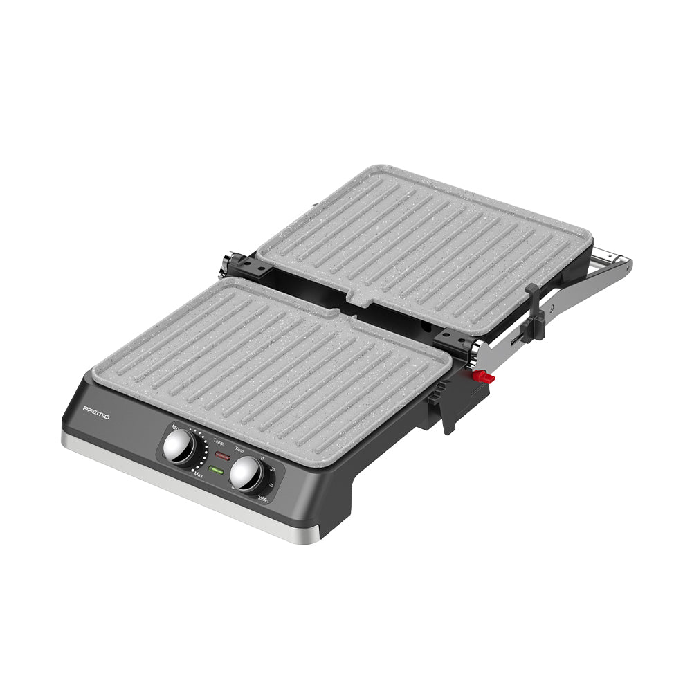 Grill Panini 2 en 1 Inox 2200W