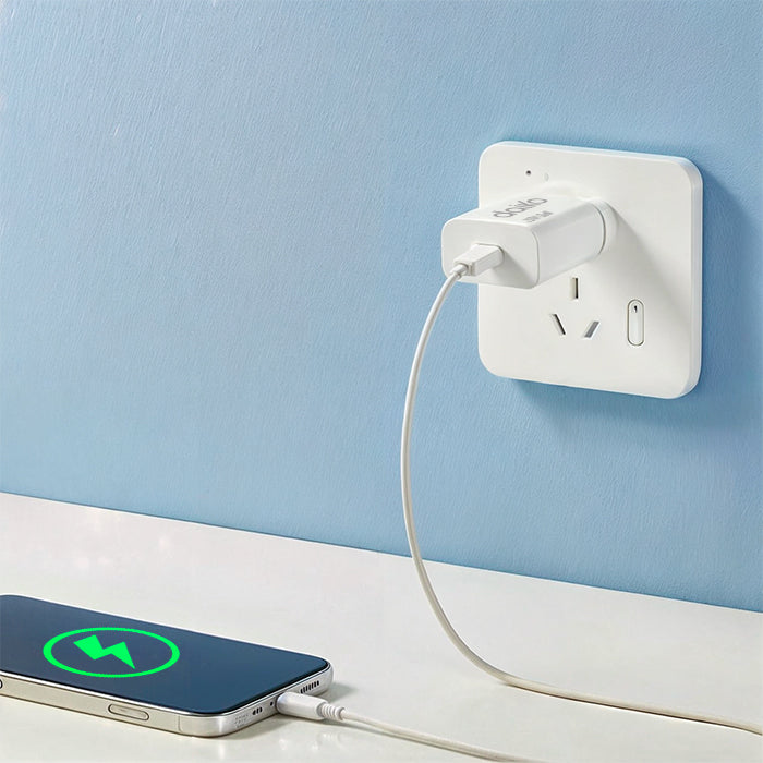 Fast charger Blanc USB C 25W