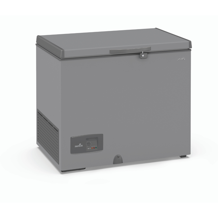 Congélateur coffre 264 L silver