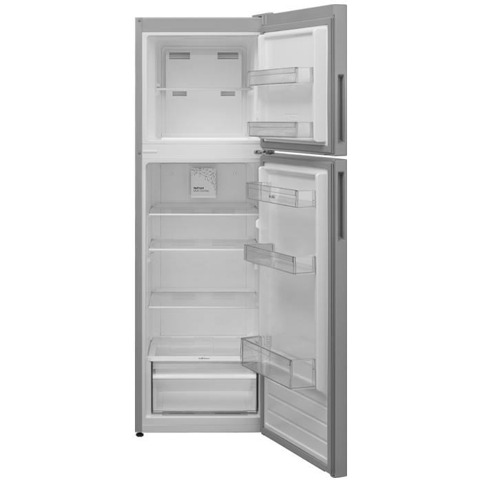 Réfrigérateur NO FROST 275L Double portes silver