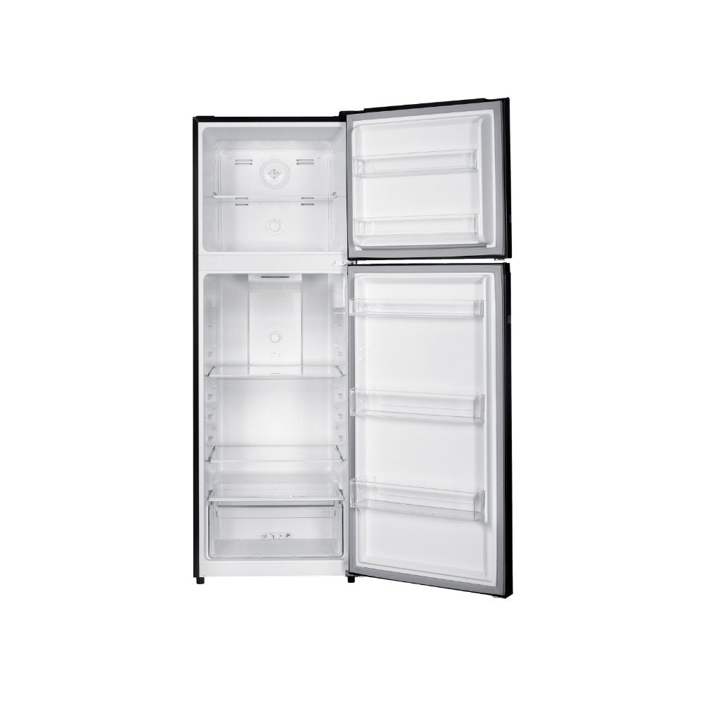 Réfrigérateur No Frost 356 L inox FTN4467K portes ouvertes – Daiko