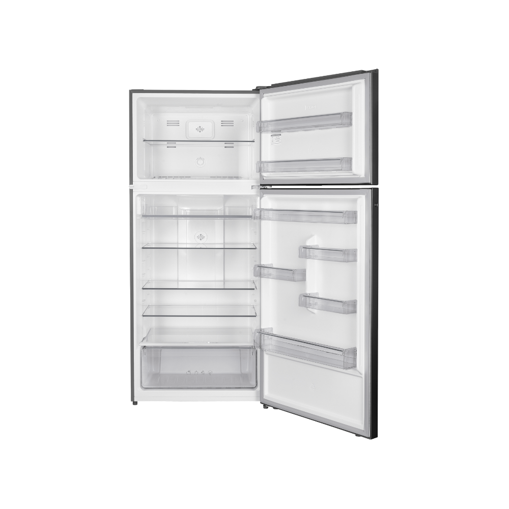 Réfrigérateur double porte No Frost Inverter 527 L inox Daiko FTIN6867EK – portes ouvertes