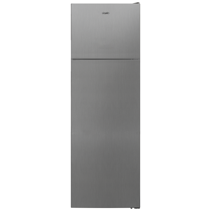 Réfrigérateur 342L Double portes Inox look