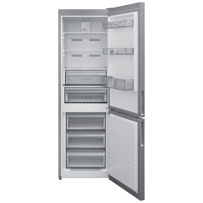 Combiné NO FROST 341 L Double portes Pet Inox look