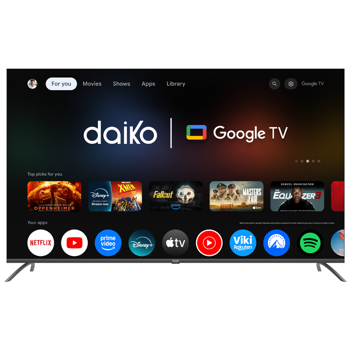 QLED Google 5.0 Gaming TV 120 Hz 75" SMART Metal Frameless 4K