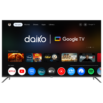QLED Google Gaming TV 120 Hz 65" SMART Metal Frameless 4K DAIKO®