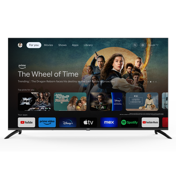 GOOGLE TV 65"SMART SILVER METAL FRAMELESS 4K DAIKO
