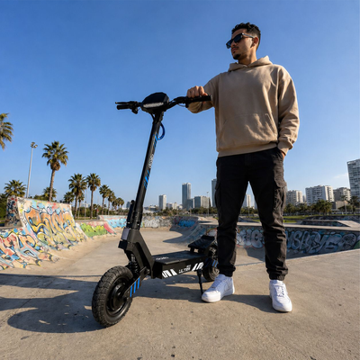 Trottinette électrique Pliable Noir Daiko Ultra