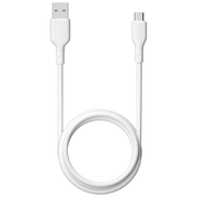 Câble USB-C à USB-A 1 mètre Blanc Silicon