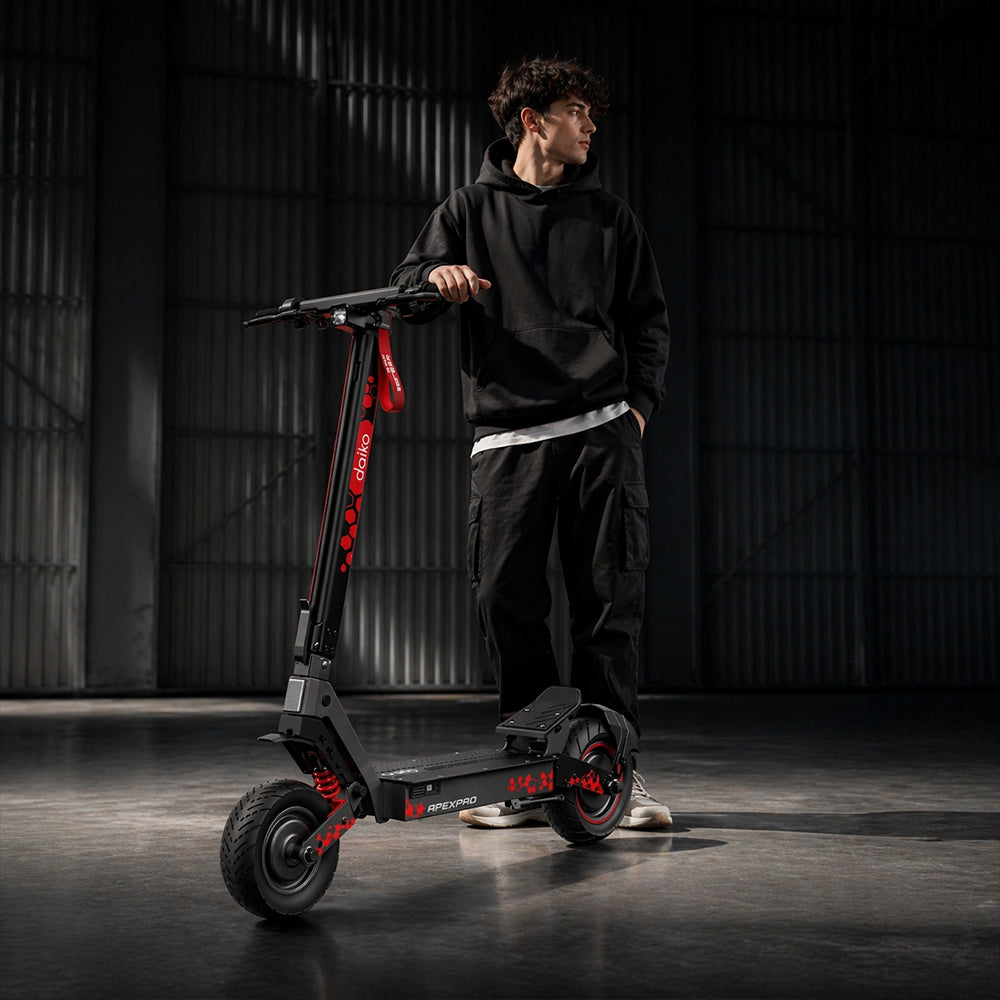 Trottinette électrique Pliable Noir Apex Pro