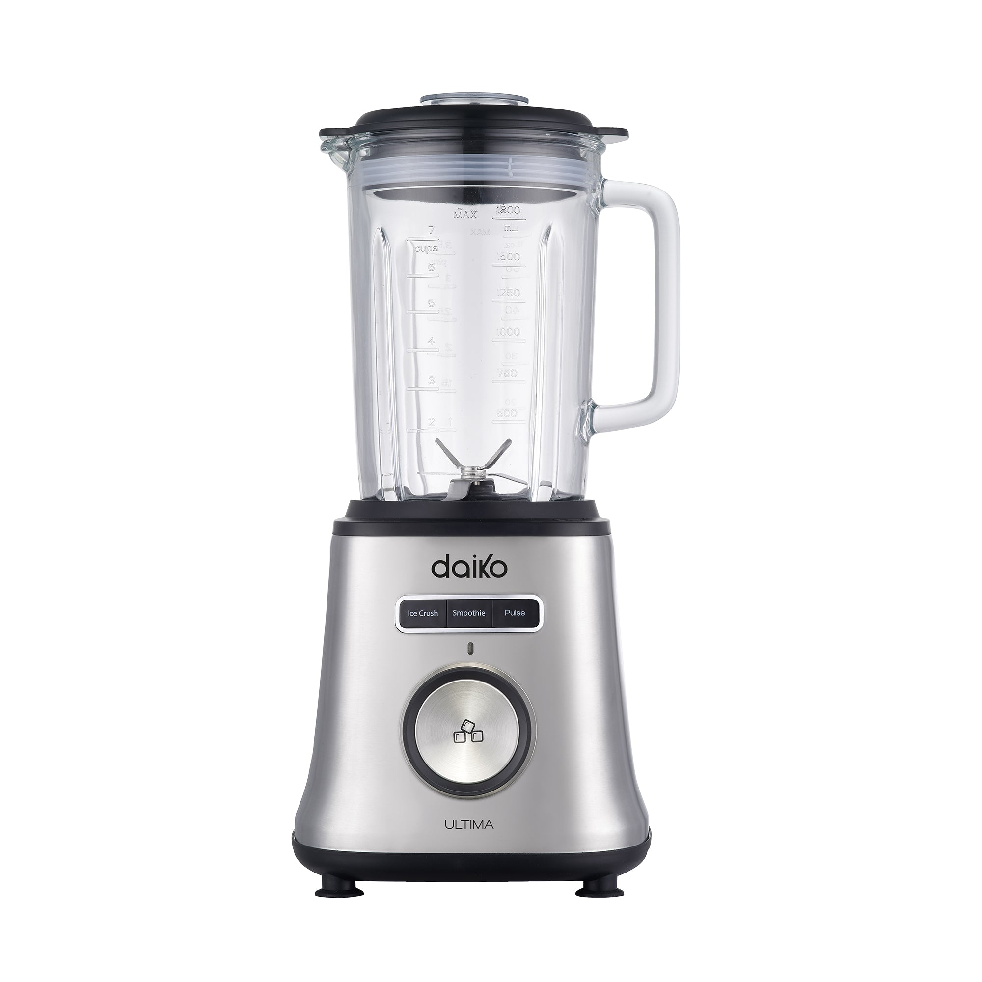 Blender professionnel 2 en 1 1800W Bol en verre de 1,8L