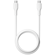 Câble Premium USB-C à USB-C 1 mètre Blanc Silicon