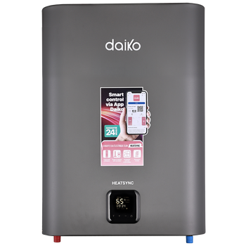 Chauffe-eau électrique SMART SLIM Gris Foncé avec télécommande 50L