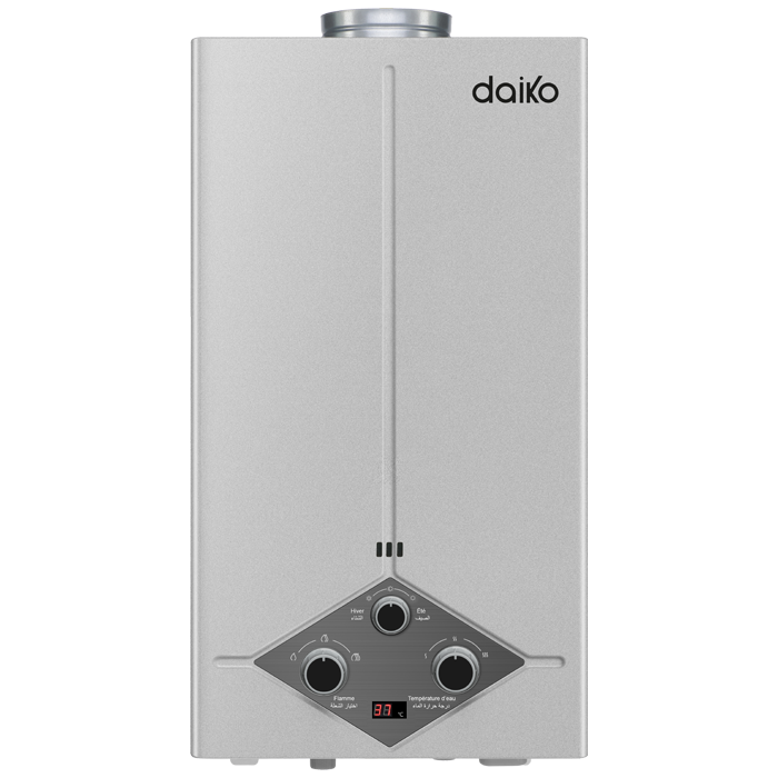 Chauffe eau à gaz automatique 6L Écran LED d'affichage