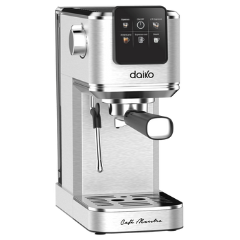 MACHINE A CAFE BARISTA 20 BARS INOX AVEC MOUSSEUR A LAIT