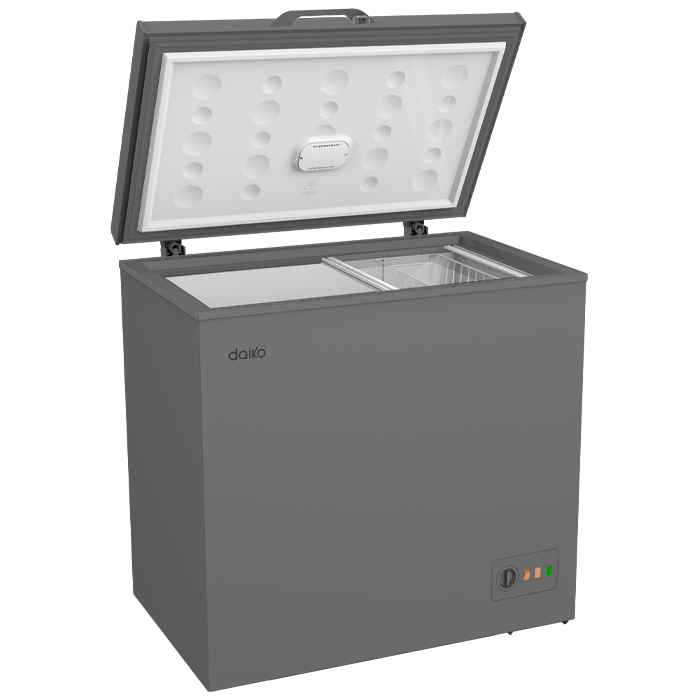 Congélateur Dark silver mode combiné réfrigérateur 280