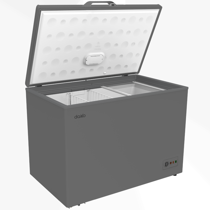 Congélateur Dark silver mode combiné réfrigérateur 380