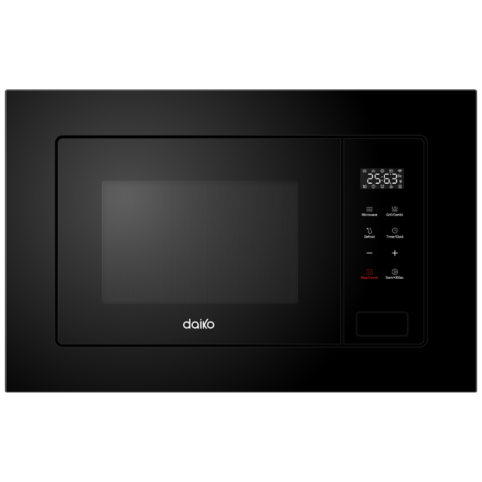 Micro-ondes Gril encastrable – 25L Écran d'affichage LED