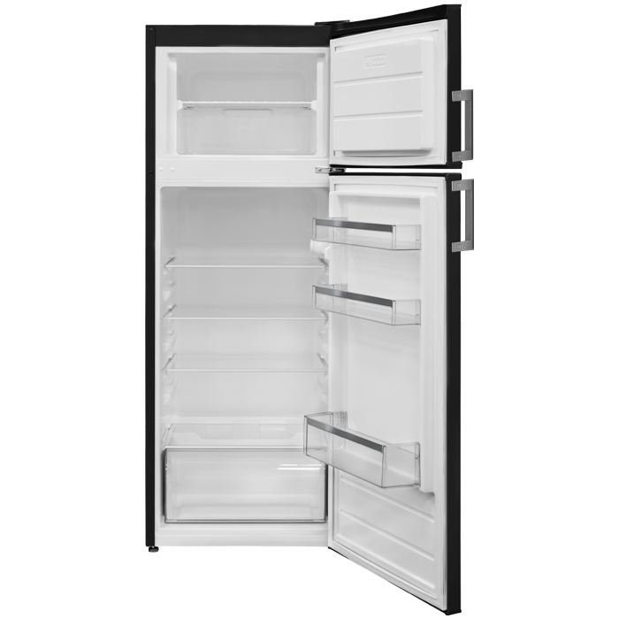 Réfrigérateur 216 L Double portes Dark inox