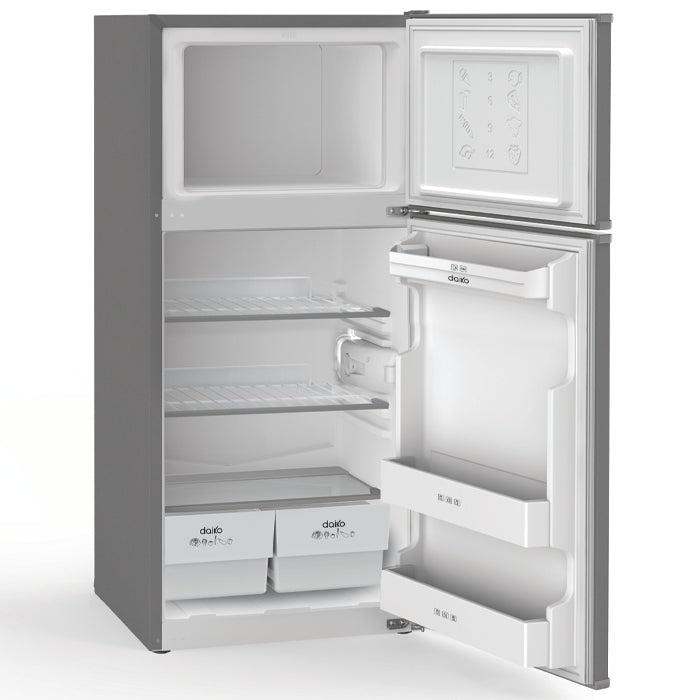 Réfrigérateur 189L Double portes Silver