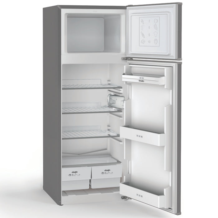 Réfrigérateur 231L Double portes Silver