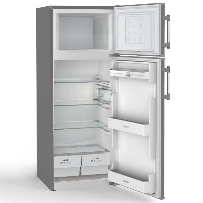 Réfrigérateur 231L Double portes Silver