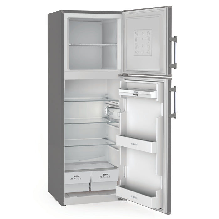 Réfrigérateur 253L Double portes Silver
