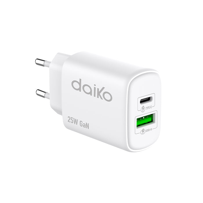 Chargeur 25W USB-C + A