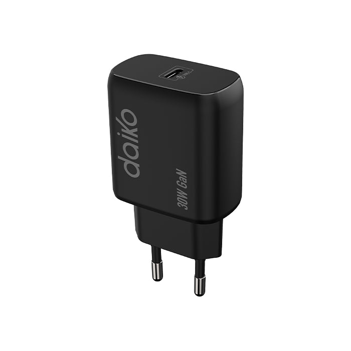 Fast charger Noir USB C 30W