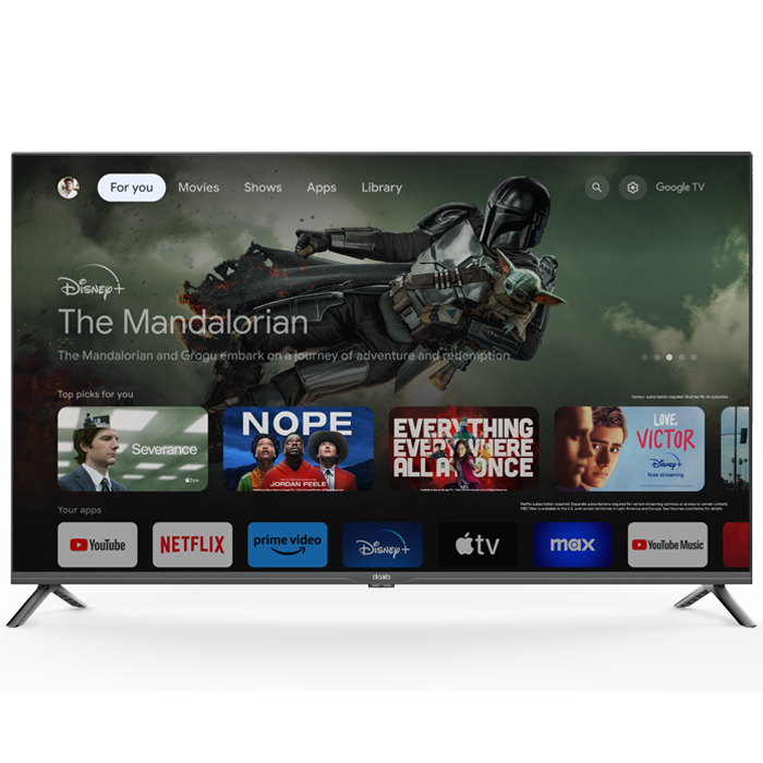 Google TV 43" SMART Silver Frameless FHD