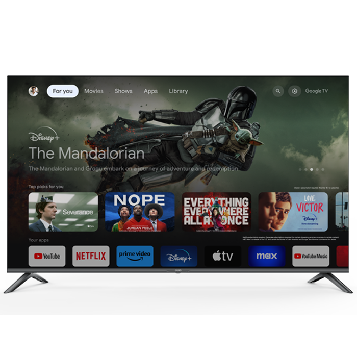 Google TV 55" SMART Silver Frameless 4K