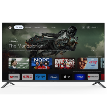 Google TV 55" SMART Silver Frameless 4K