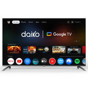Google TV 5.0 65" SMART Silver Frameless 4K Série AI97 DAIKO