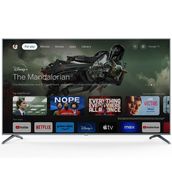 Google TV 75" SMART Silver Frameless 4K