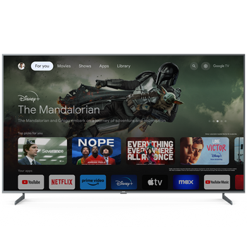 Google TV 85" SMART Silver Frameless 4K