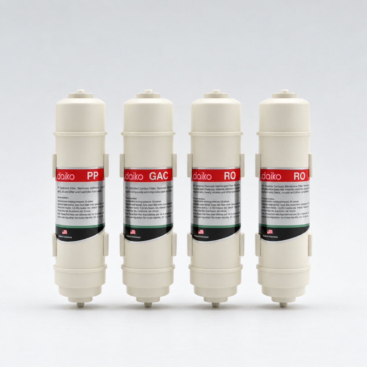 Set de 4 filtres osmose inversée PP+CTO+RO+T33 – SF4RO