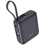 Power Bank Gris USB C Fast Charge Écran d'affichage 10000 mAh