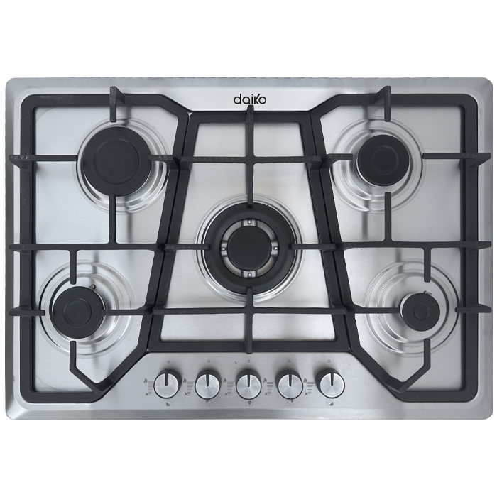 Plaque de Cuisson à Gaz 75cm à 5 Brûleurs