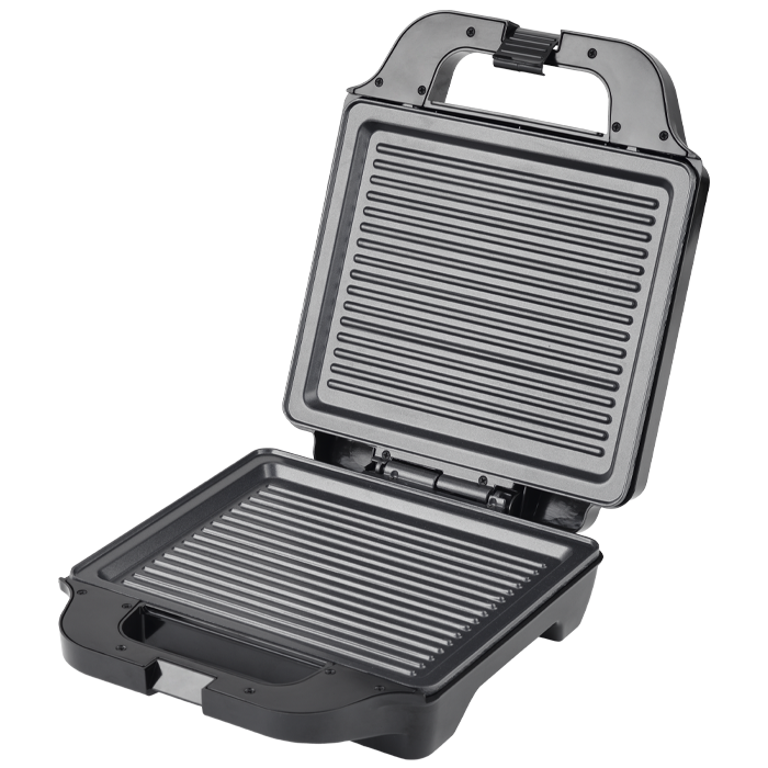 Grill panini en acier inoxydable Revêtement antiadhésif en Teflon