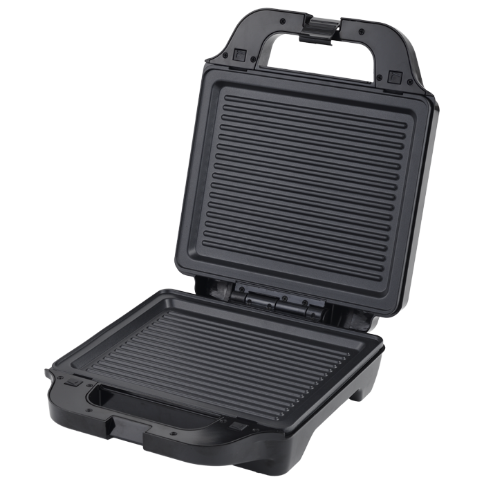 Grill panini en acier inoxydable plaques détachables revêtement antiadhésif en teflon