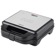 Grill panini en acier inoxydable plaques détachables revêtement antiadhésif en teflon