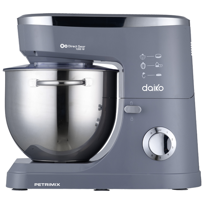Commander Daiko Pétrin Gris Bol Inox 9L – Daiko-boutique