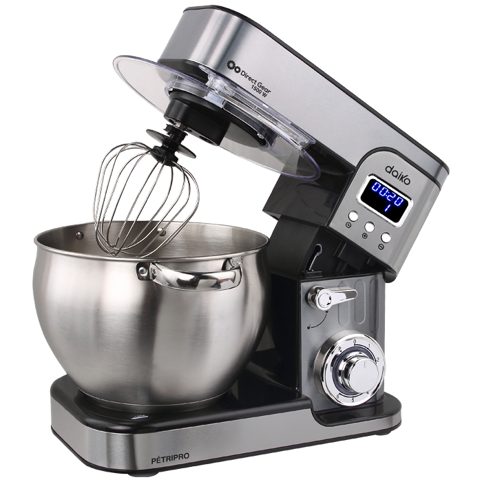 Pétrin digital  9L en acier inoxydable