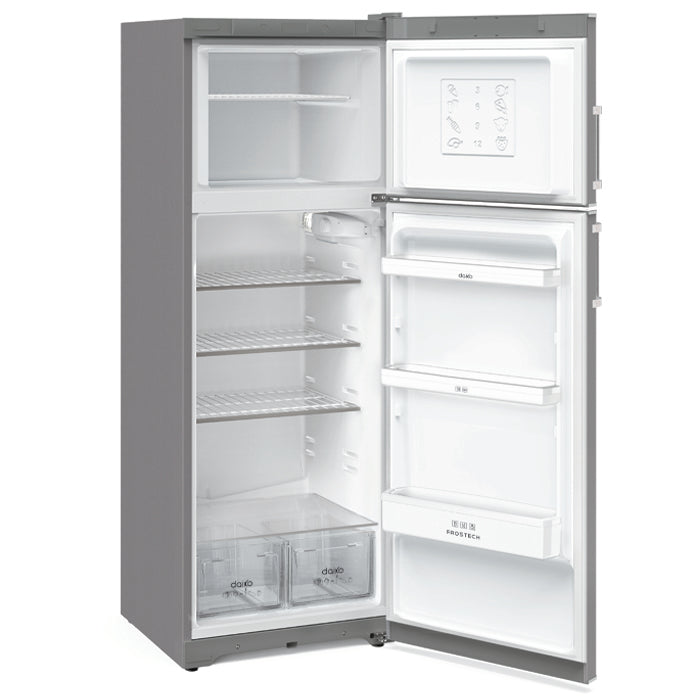Réfrigérateur 310 L Double portes Silver