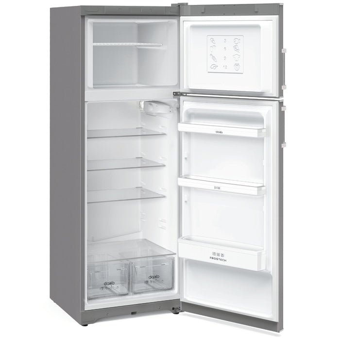 Réfrigérateur 310 L Double portes Silver