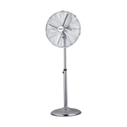 Ventilateur sur pied en chrome 16”