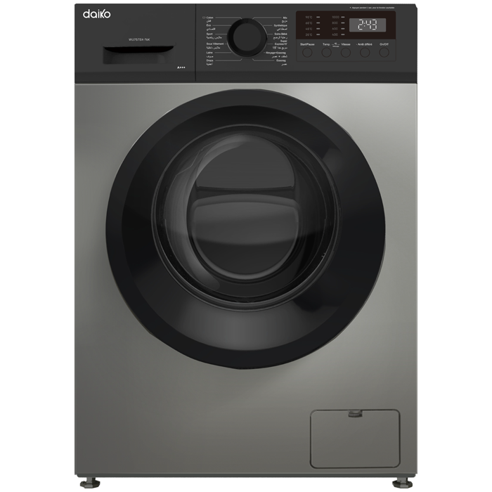 Machine à laver automatique Inverter SERIE 7 Dark silver
